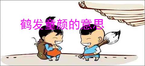 鹤发童颜的意思