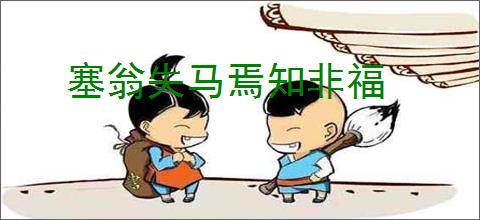 塞翁失马焉知非福